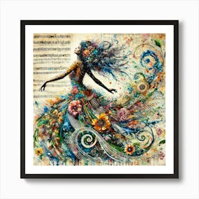 Flower Dancer Art Print