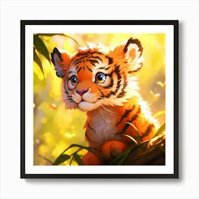 Tiger Cub Art Print