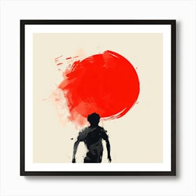 Red Sun 4 Art Print