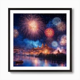 New Year'S Eve Art Print