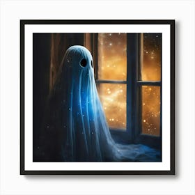 Lonely Ghost Art Print