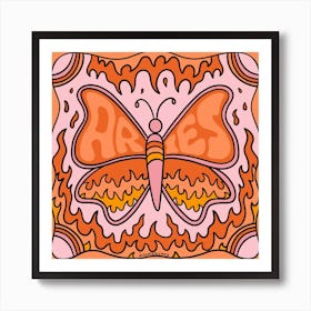 Aries Butterfly Art Print