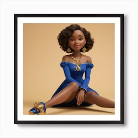 Oscar Doll Art Print