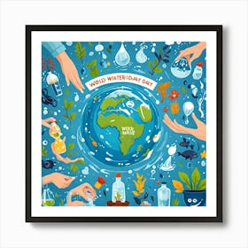 World Water Day Art Print