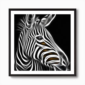 Zebra Art Print