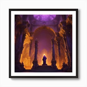 Throne Art Print