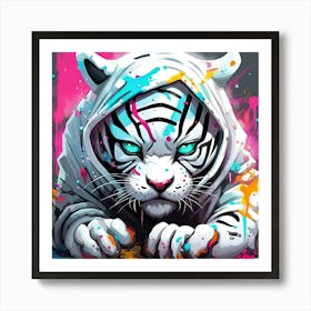 White Tiger 14 Art Print