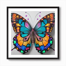 Colorful Butterfly Art Print