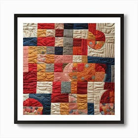 Quilted Wall Hanging, 1513 Art Print