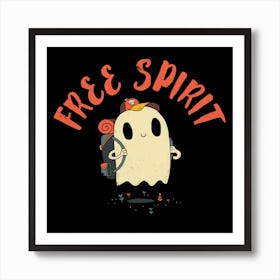 Free Spirit Square Art Print