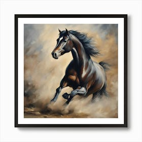 Horse Galloping 1 Art Print