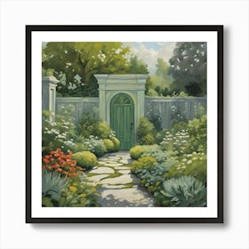 Into the Garden art  Art Print