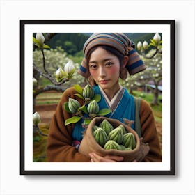 Kantil Girl Art Print