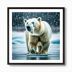 Polar bear Art Print