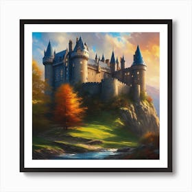 Fairytale Castle 20 Art Print