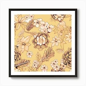 Yellow Flowers Art Print