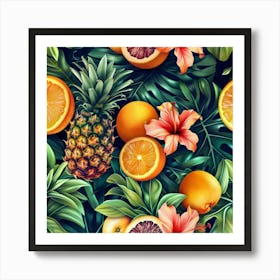 Tropical Fusion (9) Art Print