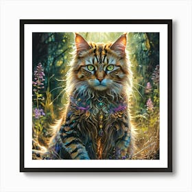 Coon Cat Art Print