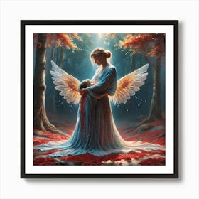 Angel And Child Art Print