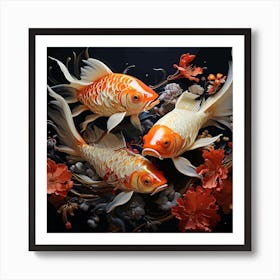 Koi Fish 4 Art Print