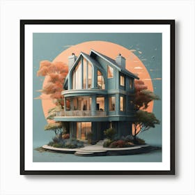 Default Create A Unique Of Mention House 0 Art Print