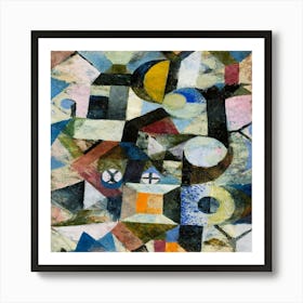 Composition With The Yellow Half Moon And The Y (1918) By Paul Klee Art Print