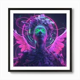 Angel Of The Forest Art Print