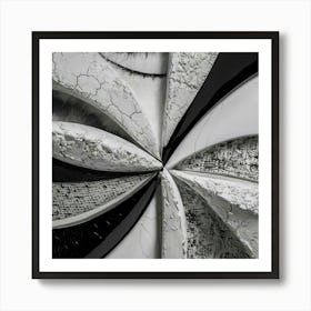 Black and White Abstract Art 66 Art Print