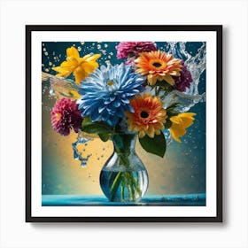 Flowers In A Vase 47 Art Print