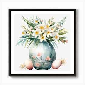 Easter Daffodils Art Print