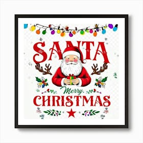 Santa Claus Christmas Art Print