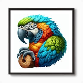 Large Parrot of Jaco Art Print