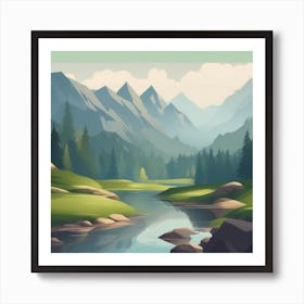 Landscape 1 Art Print