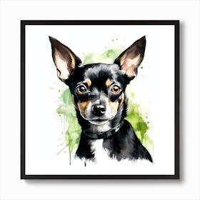 Chihuahua Portrait Art Print