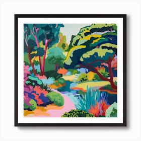 Colourful Gardens Descanso Gardens Usa 3 Art Print