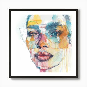 Portrait Of A Woman 53 Art Print