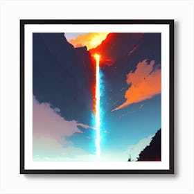 Waterfall 1 Art Print