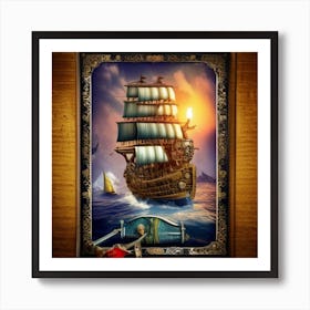 Pirate Ship 2 Art Print