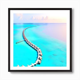 Maldives Resort 13 Art Print