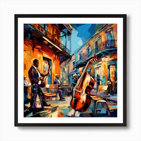 Street Musicians Art Print