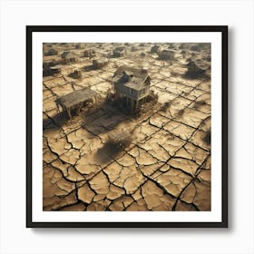 House In The Desert 1 Art Print