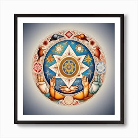 Star Of David Art Print