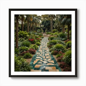 Garden Path 2 Art Print