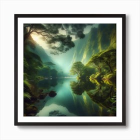 Hawaiian Landscape Art Print