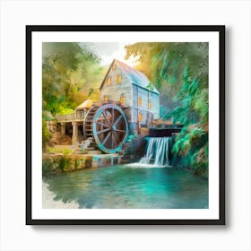 Watermill 5 Art Print