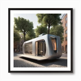 Futuristic Mobile Home 6 Art Print