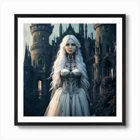 Firefly Sinister Gothic Woman In Mysterious Castle 24544 (2) Art Print