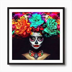 Frida's Vibrance Art Print