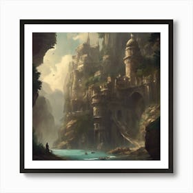 Fantasy Castle 90 Art Print