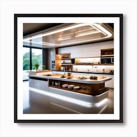 Modern Kitchen Design 13 Art Print